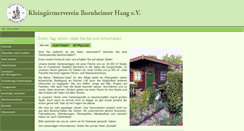 Desktop Screenshot of kgv-bornheimer-hang.de